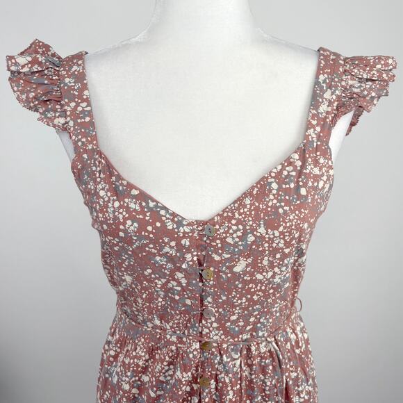 Cleobella Sophia Midi Dress in Pink Size Small - Picture 5 of 14